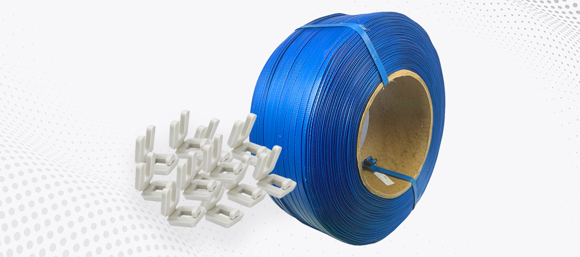 Zuncho y grapas plásticas